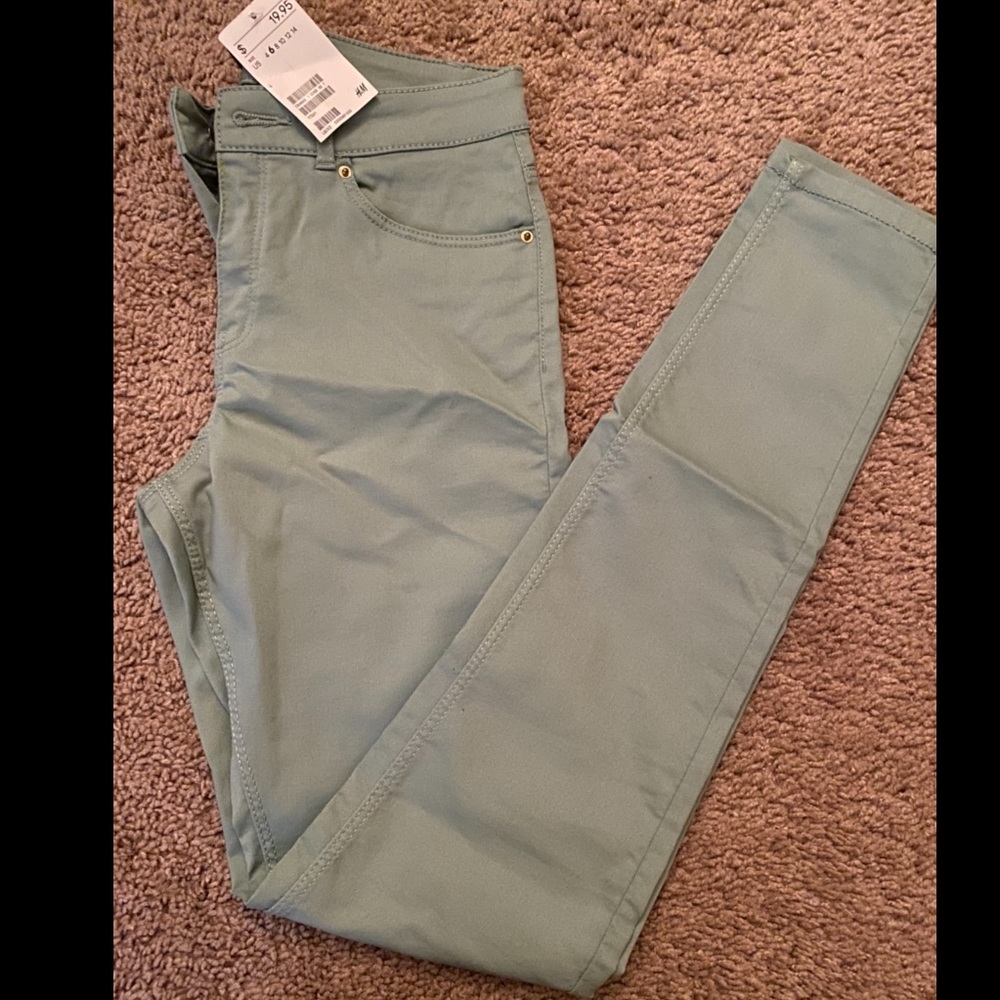 Blue green H&M jeans